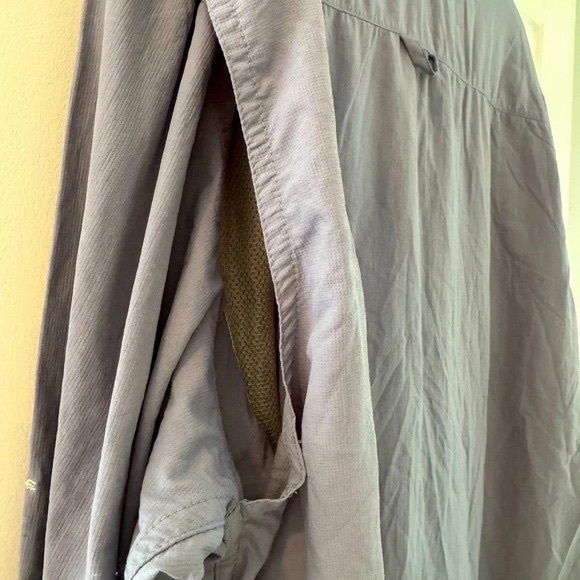 COLUMBIA Titanium omni shade long sleeve gray light USXL sports hiking camping - Picture 6 of 7